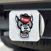 North Carolina State University Color Hitch Cover - Chrome