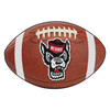 20.5" x 32.5" North Carolina State University Wolfpack Football Shape Mat