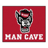 59.5" x 71" North Carolina State University Wolfpack Red Man Cave Tailgater Rectangle Mat