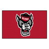 59.5" x 94.5" North Carolina State University Wolfpack Red Rectangle Ulti Mat