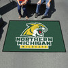 59.5" x 94.5" Northern Michigan University Green Rectangle Ulti Mat