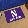 19" x 30" Northwestern University Man Cave Starter Purple Rectangle Mat