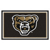 4' x 6' Oakland University Black Rectangle Rug