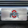 Ohio State University Diecast Stainless Steel License Plate
