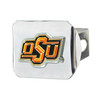 Oklahoma State University Color Hitch Cover - Chrome