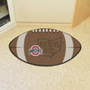 20.5" x 32.5" Oklahoma State University Southern Style Football Shape Mat