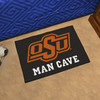 19" x 30" Oklahoma State University Man Cave Starter Black Rectangle Mat