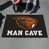 59.5" x 94.5" Oregon State University Man Cave Black Rectangle Ulti Mat