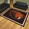 8' x 10' Oregon State University Black Rectangle Rug