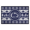 19" x 30" Penn State Holiday Sweater Blue Rectangle Starter Mat