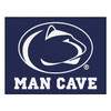 33.75" x 42.5" Penn State Man Cave All-Star Blue Rectangle Mat