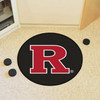 27" Rutgers University Puck Round Mat - "Block R" Logo