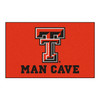 59.5" x 94.5" Texas Tech University Man Cave Red Rectangle Ulti Mat