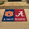 33.75" x 42.5" Alabama / Auburn House Divided Rectangle Mat