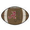 20.5" x 32.5" University of Alabama Southern Style Football Shape Mat