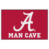 19" x 30" University of Alabama Man Cave Starter Red Rectangle Mat