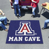 59.5" x 71" University of Arizona Man Cave Tailgater Blue Rectangle Mat