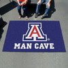 59.5" x 94.5" University of Arizona Man Cave Blue Rectangle Ulti Mat