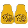 University of Arkansas at Pine Bluff Yellow Carpet Car Mat, Set of 2