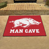 33.75" x 42.5" University of Arkansas Man Cave All-Star Red Rectangle Mat