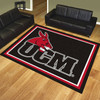 8' x 10' University of Central Missouri Black Rectangle Rug