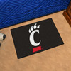 19" x 30" University of Cincinnati Bearcats Black Rectangle Starter Mat