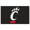 59.5" x 94.5" University of Cincinnati Black Rectangle Ulti Mat