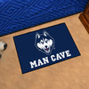 19" x 30" University of Connecticut Man Cave Starter Navy Blue Rectangle Mat