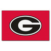 59.5" x 94.5" University of Georgia Red Rectangle Ulti Mat