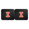 University of Illinois Heavy Duty Vinyl Car Utility Mats, Set of 2