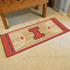 30" x 72" University of Illinois NCAA Basketball Rectangle Runner Mat