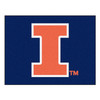 33.75" x 42.5" University of Illinois All Star Blue Rectangle Mat