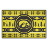 19" x 30" University of Iowa Holiday Sweater Yellow Rectangle Starter Mat