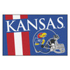 19" x 30" University of Kansas Uniform Blue Rectangle Starter Mat