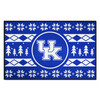 19" x 30" University of Kentucky Holiday Sweater Blue Rectangle Starter Mat