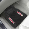 University of Louisville Deluxe Vinyl & Black Carpet Car Mat, Set of 2