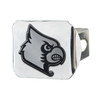 University of Louisville Hitch Cover - Chrome on Chrome