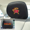 University of Maryland Car Headrest Cover, Set of 2