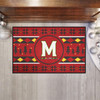 19" x 30" University of Maryland Holiday Sweater Red Rectangle Starter Mat