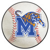 27" University of Memphis Baseball Style Round Mat