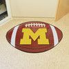 20.5" x 32.5" University of Michigan Football Shape Mat