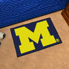 19" x 30" University of Michigan Blue Rectangle Starter Mat