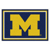 5' x 8' University of Michigan Blue Rectangle Rug