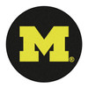 27" University of Michigan Puck Round Mat - "Block M" Logo