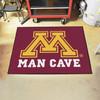 33.75" x 42.5" University of Minnesota Man Cave All-Star Red Rectangle Mat