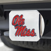 University of Mississippi (Ole Miss) Color Hitch Cover - Chrome