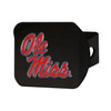 University of Mississippi (Ole Miss) Hitch Cover - Color on Black