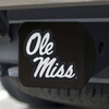University of Mississippi (Ole Miss) Hitch Cover - Chrome on Black