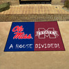 33.75" x 42.5" Mississippi / Mississippi State House Divided Rectangle Mat