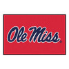 19" x 30" University of Mississippi (Ole Miss) Red Rectangle Starter Mat